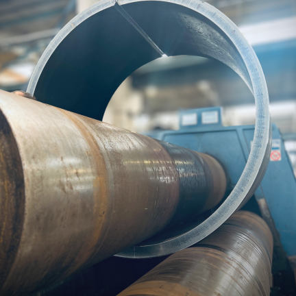 Cylinders from #80 plate, Ø1685 mm (internal), 1070 mm long