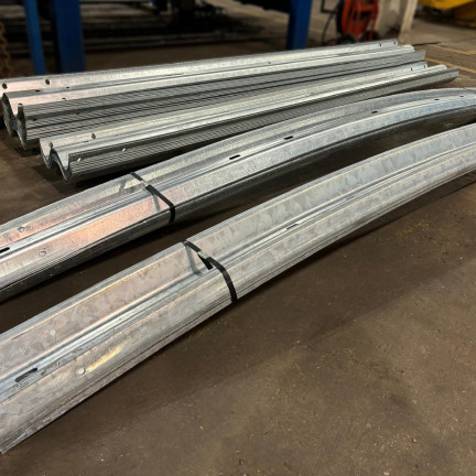 Galvanized steel section bending barriers 3