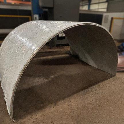 Plate rolling half sheet cylinder 