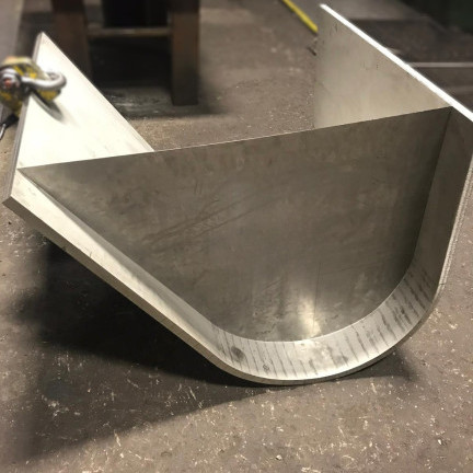Press brake half cylindrical cover 