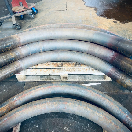 pipes front view induction bending 2025