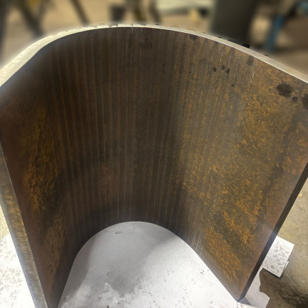 press braking thick plate 