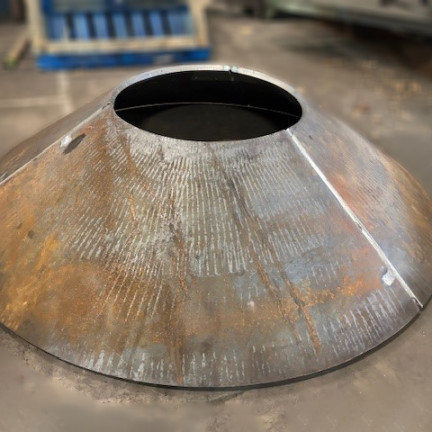 cone metal press brake forming 