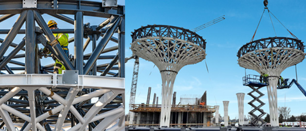 Image of the Metropolitan Communication Station’s Façade